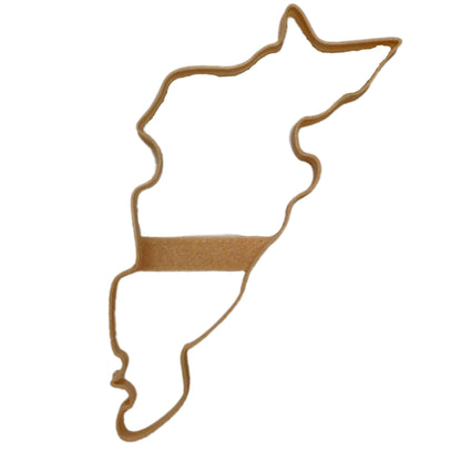 Carolina Puerto Rico Municipality Outline Cookie Cutter Made In USA PR3953