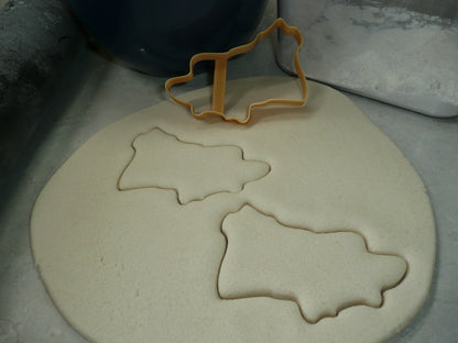 Naguabo Puerto Rico Municipality Outline Cookie Cutter Made In USA PR3963