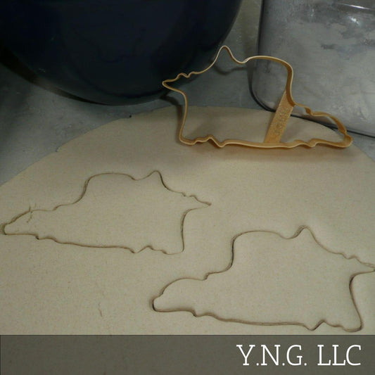 Yabucoa Puerto Rico Municipality Outline Cookie Cutter Made In USA PR3968
