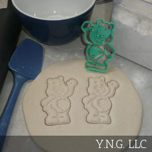 Good Luck Bear Green Shamrock Care Bears Cookie Cutter Made in USA PR3989