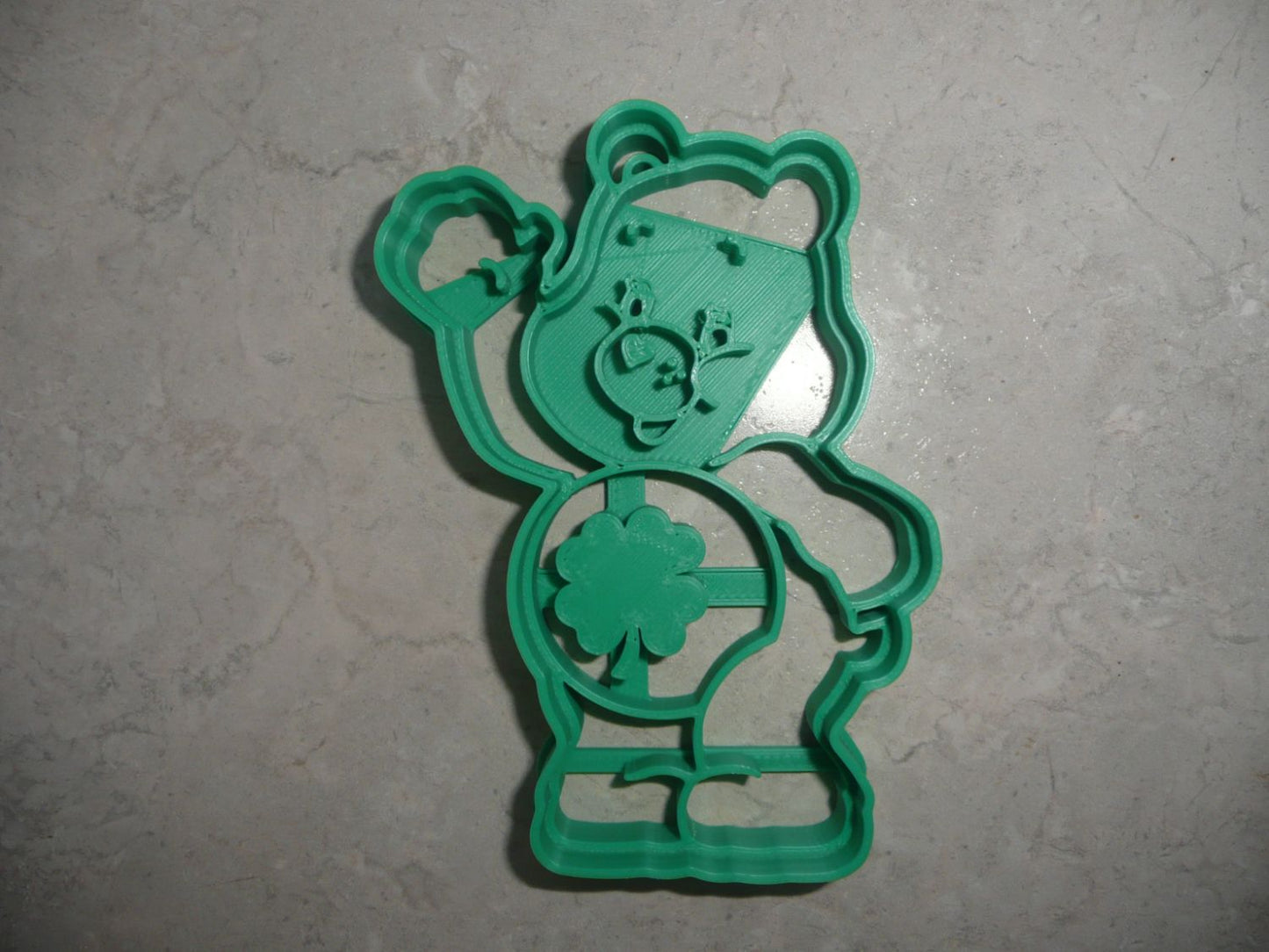 6x Good Luck Bear Care Bears Fondant Cutter Cupcake Topper 1.75 IN USA FD3989