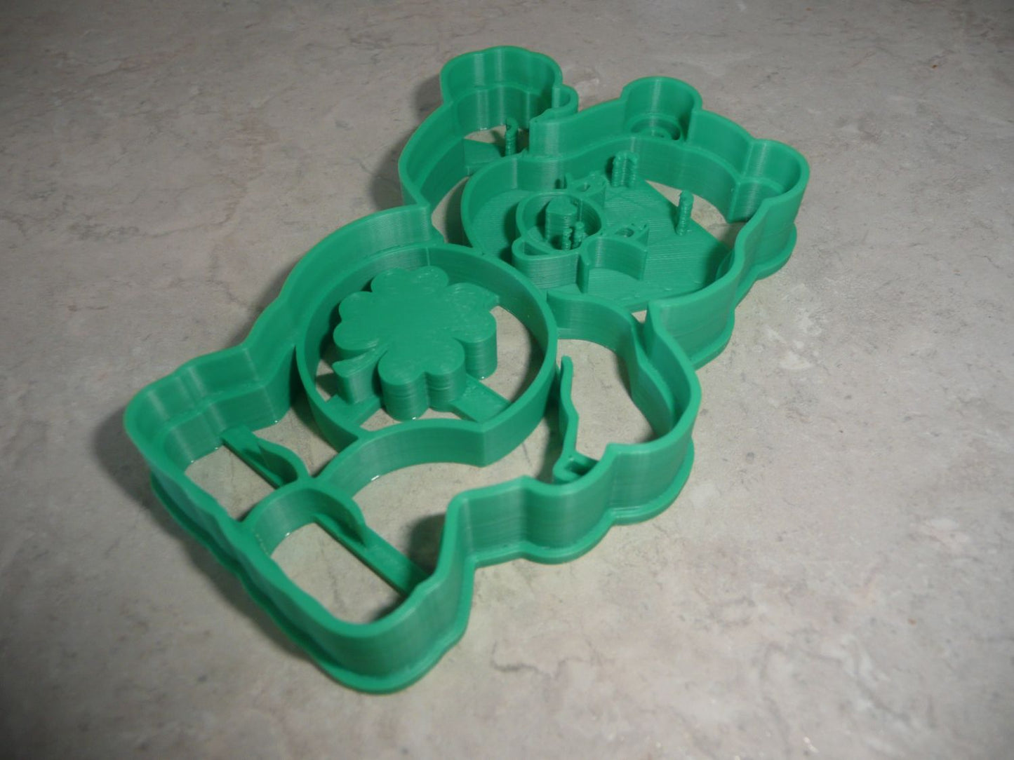 Good Luck Bear Green Shamrock Care Bears Cookie Cutter Made in USA PR3989