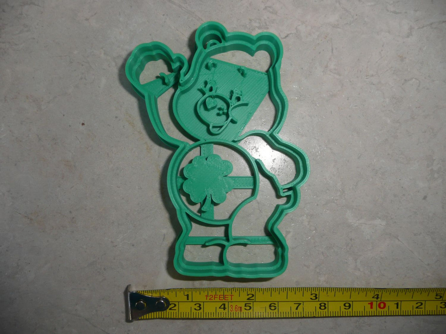 Good Luck Bear Green Shamrock Care Bears Cookie Cutter Made in USA PR3989