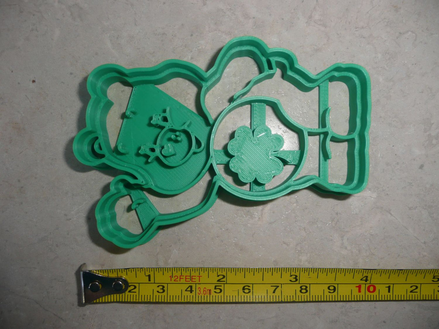 Good Luck Bear Green Shamrock Care Bears Cookie Cutter Made in USA PR3989