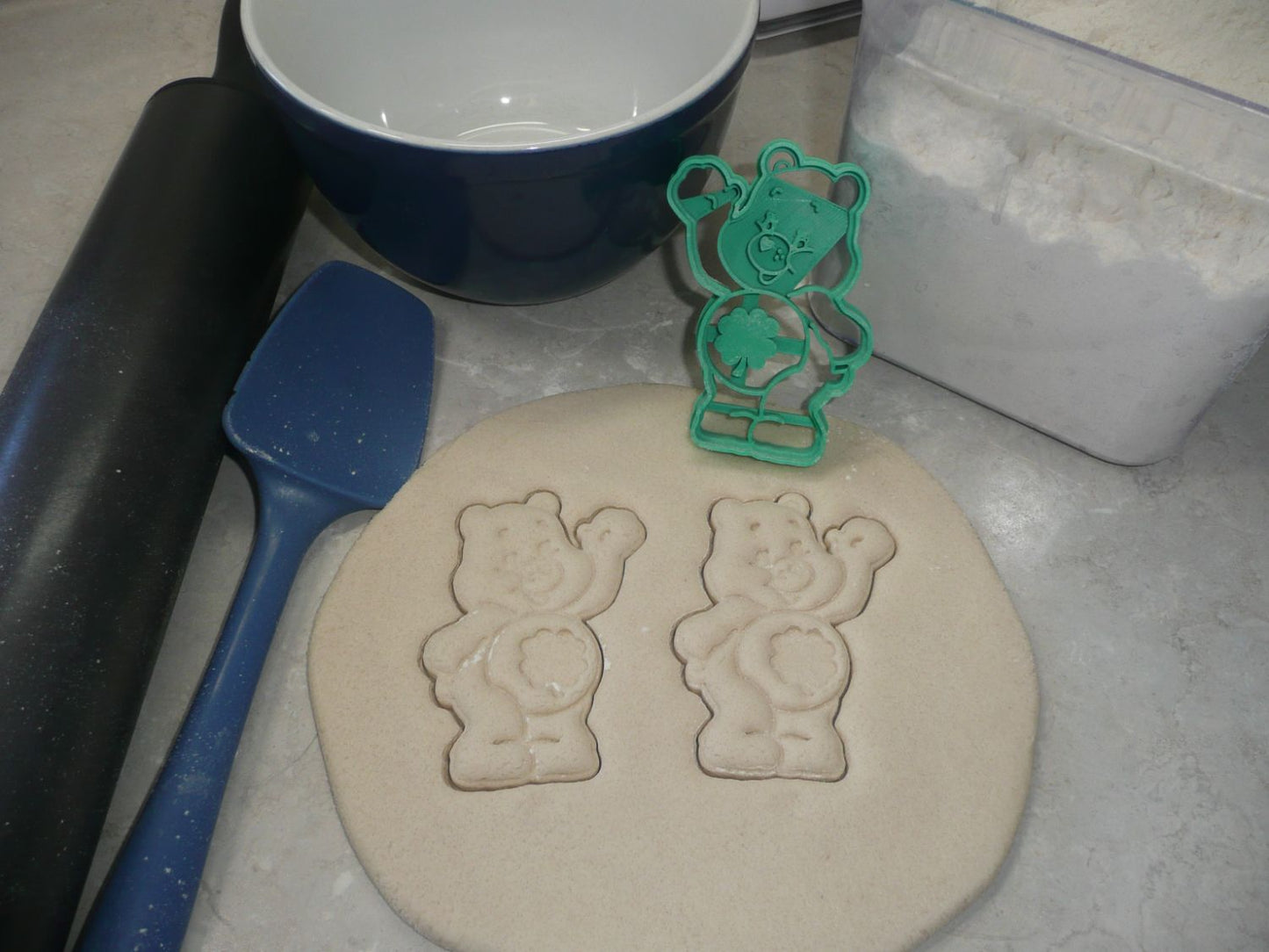 Good Luck Bear Green Shamrock Care Bears Cookie Cutter Made in USA PR3989