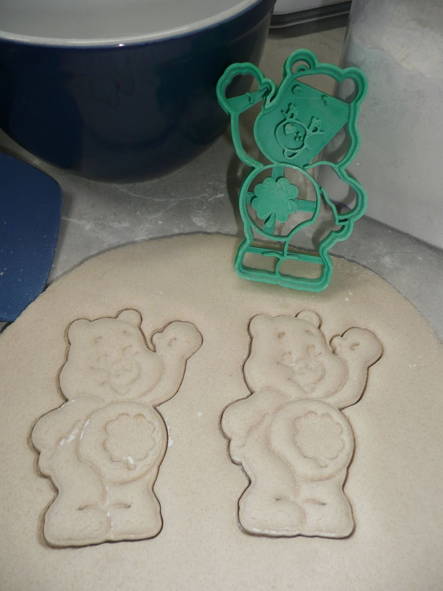 Good Luck Bear Green Shamrock Care Bears Cookie Cutter Made in USA PR3989