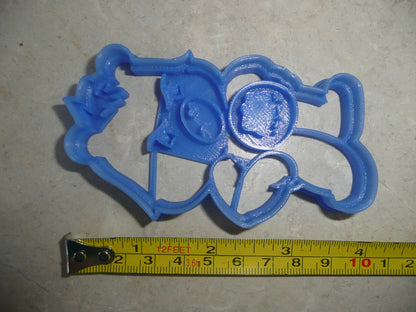 Grumpy Bear Blue Rain Cloud Care Bears Cookie Cutter Made in USA PR3990