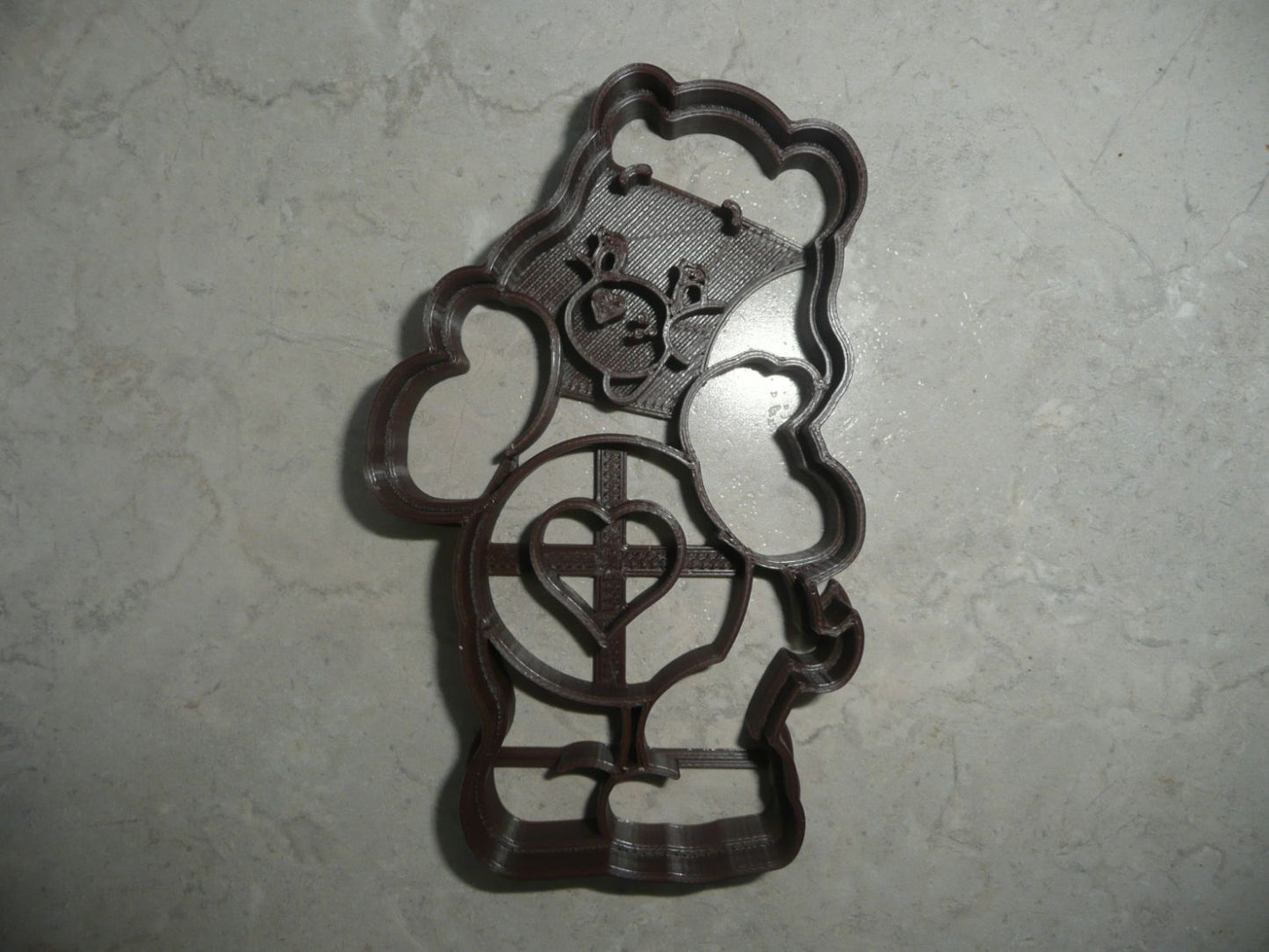 Tenderheart Bear Brown Heart Care Bears Cookie Cutter Made in USA PR3992