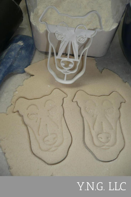 Greyhound Dog Face Detailed Racing Breed Cookie Cutter USA PR4027