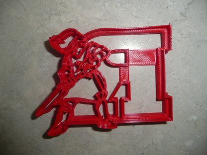 Rutgers University Scarlet Knights Letter R Cookie Cutter USA PR4103