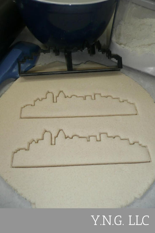 Charlotte North Carolina Skyline Skyscraper Horizon Cookie Cutter USA PR4120