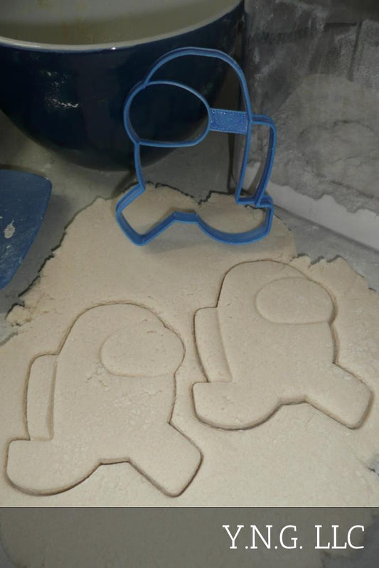 Among Us Walking Crewmate or Imposter Video Game Cookie Cutter USA PR4140