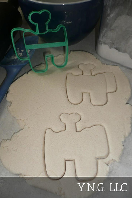 Among Us Dead Body 1 Crewmate Imposter Video Game Cookie Cutter USA PR4142