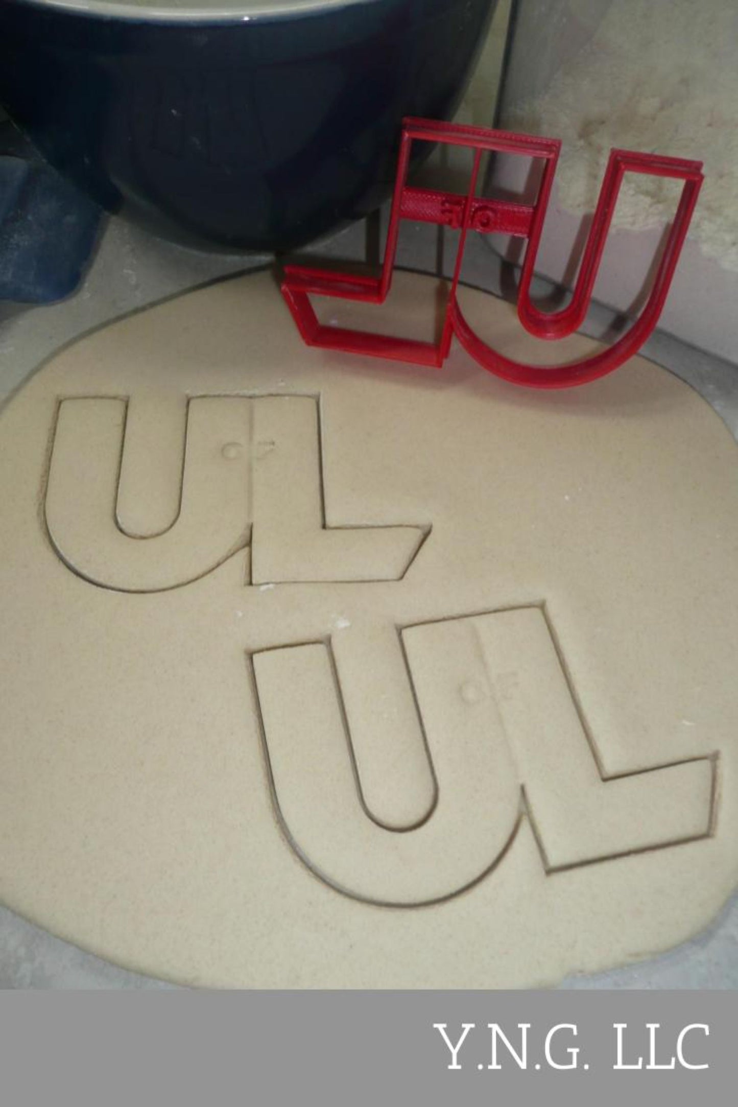 University of Louisville U L Block Letters Cookie Cutter USA PR4151