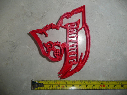 University of Louisville Cardinals Bird Face Cookie Cutter USA PR4155