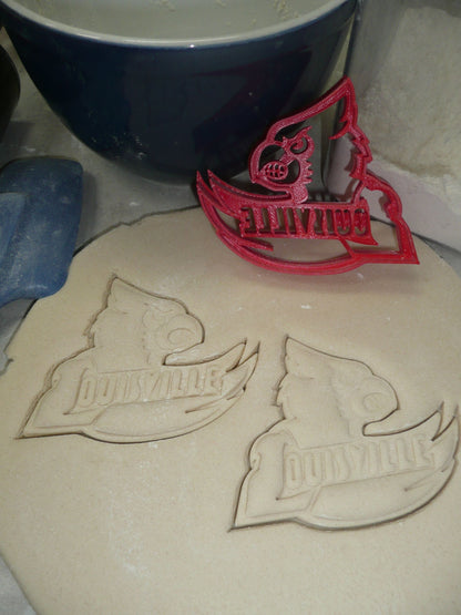 University of Louisville Cardinals Bird Face Cookie Cutter USA PR4155