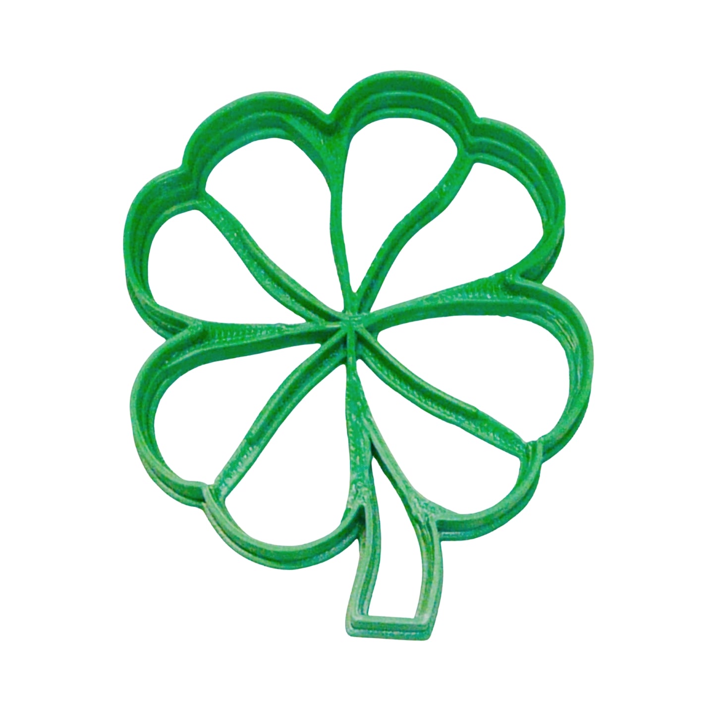 Cloverleaf Small Size 4 Leaf Clover Shamrock Cookie Cutter Made In USA PR4159