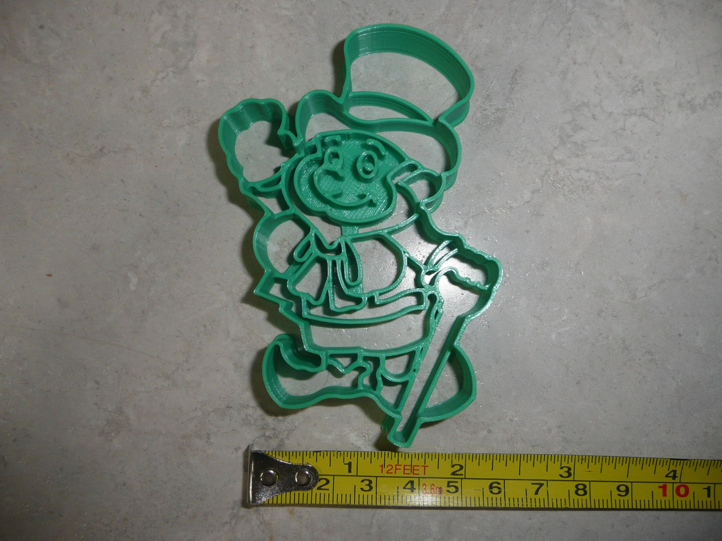 Leprechaun 3 Happy Waving St Patricks Day Cookie Cutter Made in USA PR4178