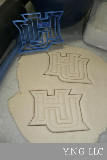 Hampton University HU Letters Virginia Cookie Cutter 3D Printed USA PR4185