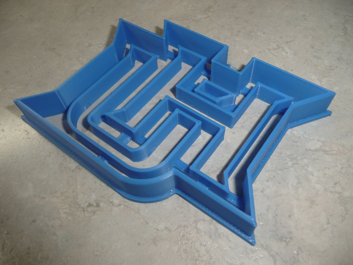 Hampton University HU Letters Virginia Cookie Cutter 3D Printed USA PR4185