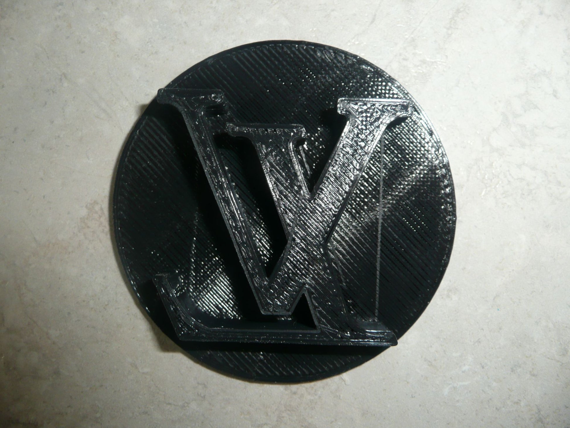 LV Louis Vuitton Luxury Brand Imprint Cookie Stamp Embosser USA PR4190