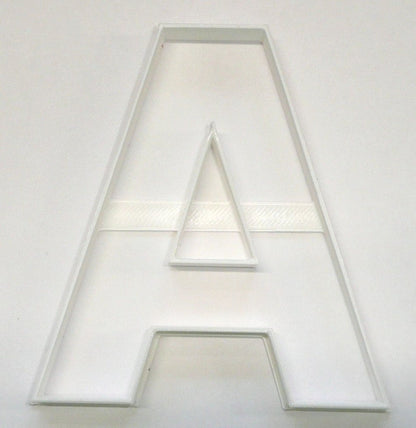 6x Letter A Capital Block Fondant Cutter Cupcake Topper 1.75 IN USA FD4214
