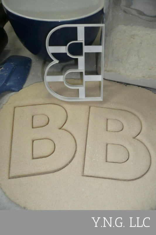 Letter B 4 Inch Uppercase Capital Block Font Cookie Cutter USA PR4215