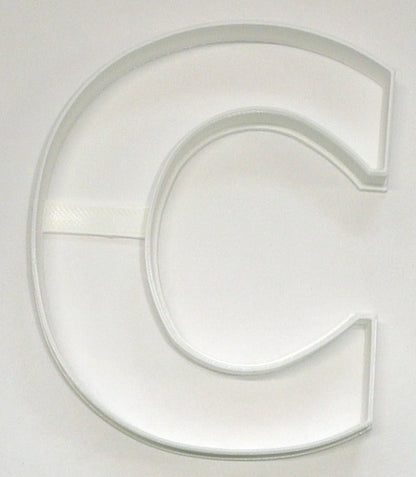 Letter C 4 Inch Uppercase Capital Block Font Cookie Cutter USA PR4216