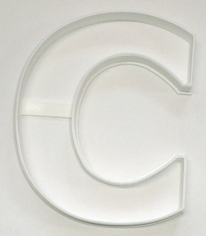 6x Letter C Capital Block Fondant Cutter Cupcake Topper 1.75 IN USA FD4216