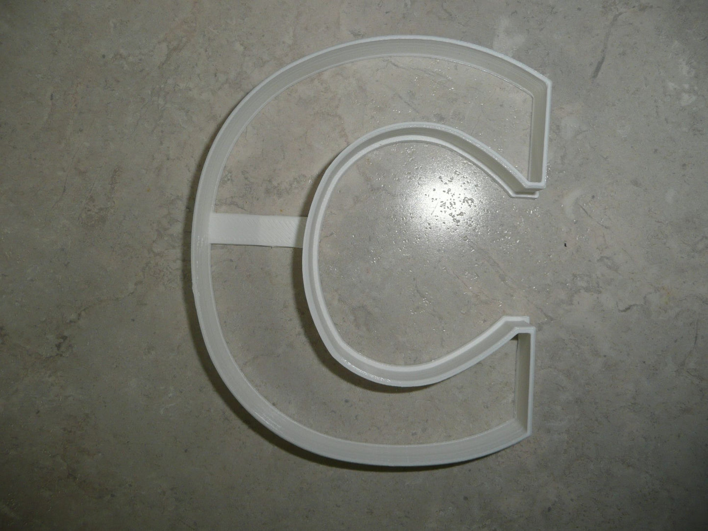 Letter C 4 Inch Uppercase Capital Block Font Cookie Cutter USA PR4216