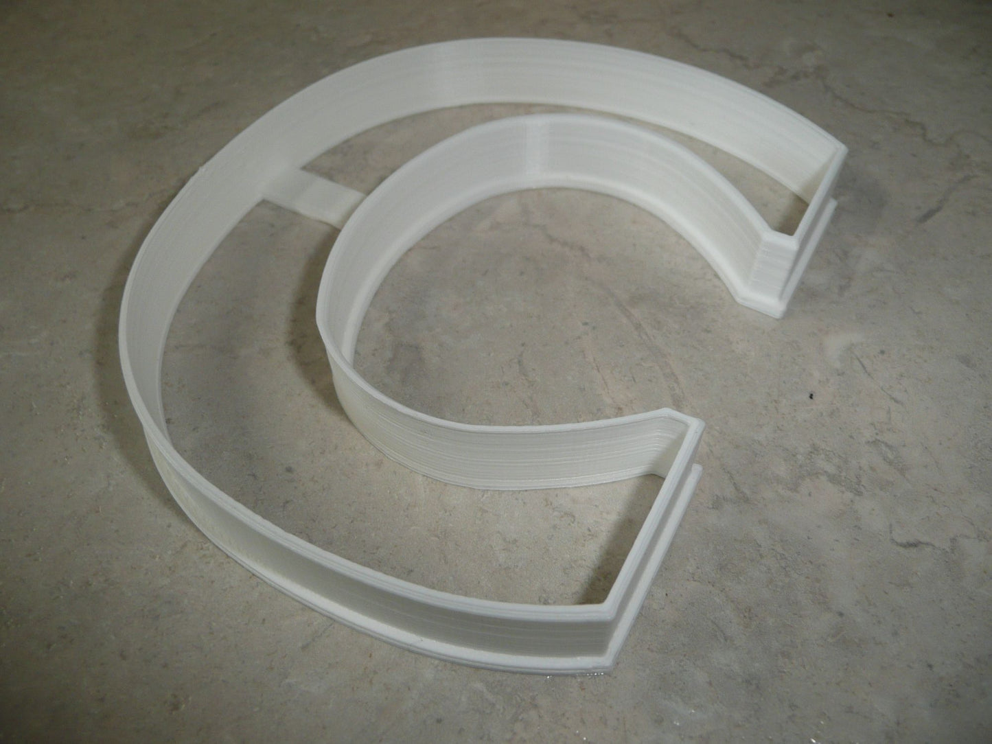 Letter C 4 Inch Uppercase Capital Block Font Cookie Cutter USA PR4216