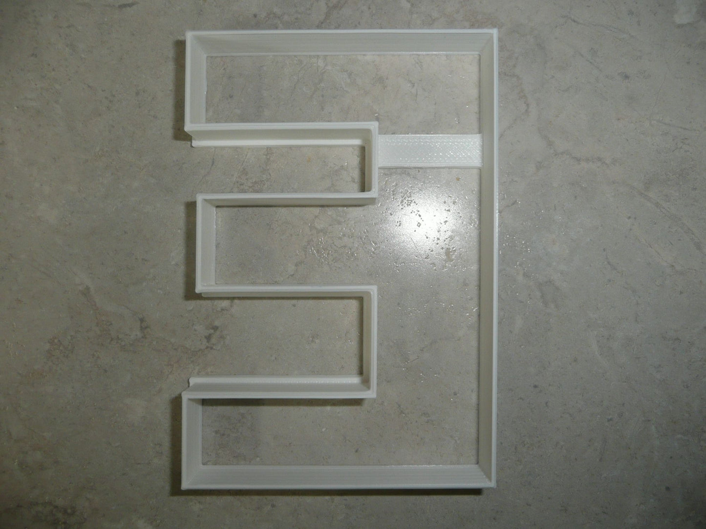 Letter E 4 Inch Uppercase Capital Block Font Cookie Cutter USA PR4218