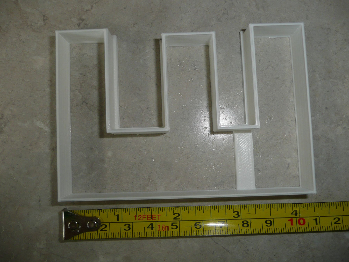 Letter E 4 Inch Uppercase Capital Block Font Cookie Cutter USA PR4218