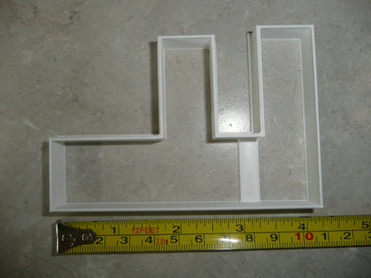 Letter F 4 Inch Uppercase Capital Block Font Cookie Cutter USA PR4219