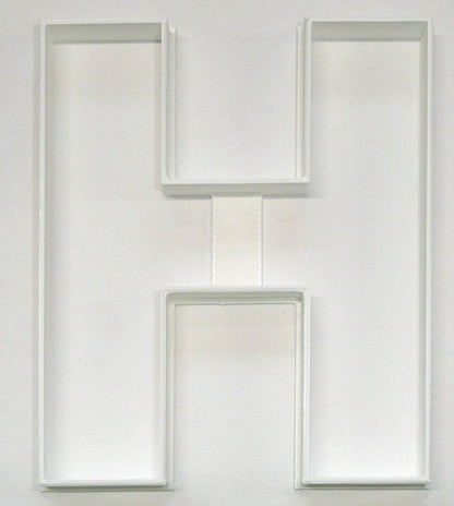 6x Letter H Capital Block Fondant Cutter Cupcake Topper 1.75 IN USA FD4221