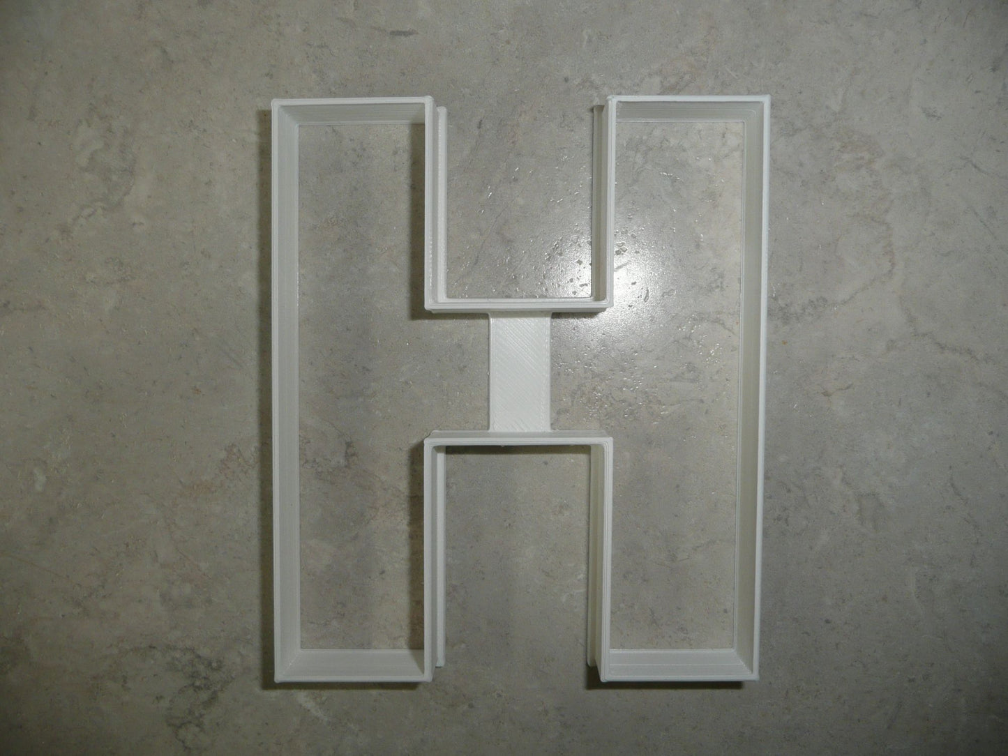 Letter H 4 Inch Uppercase Capital Block Font Cookie Cutter USA PR4221