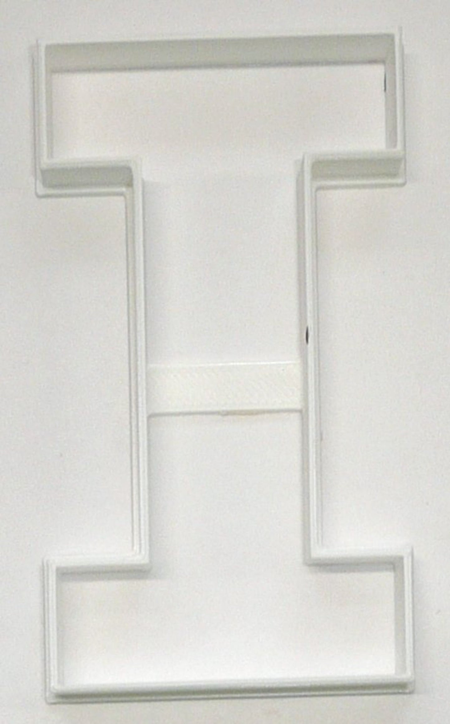 Letter I 4 Inch Uppercase Capital Block Font Cookie Cutter USA PR4222