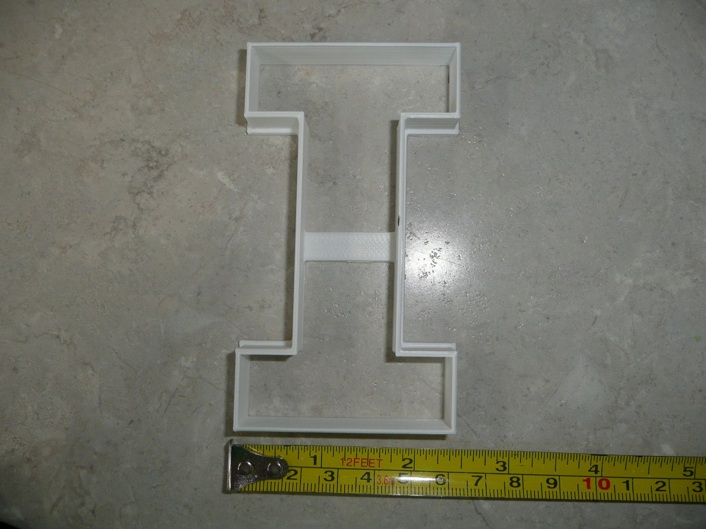 Letter I 4 Inch Uppercase Capital Block Font Cookie Cutter USA PR4222