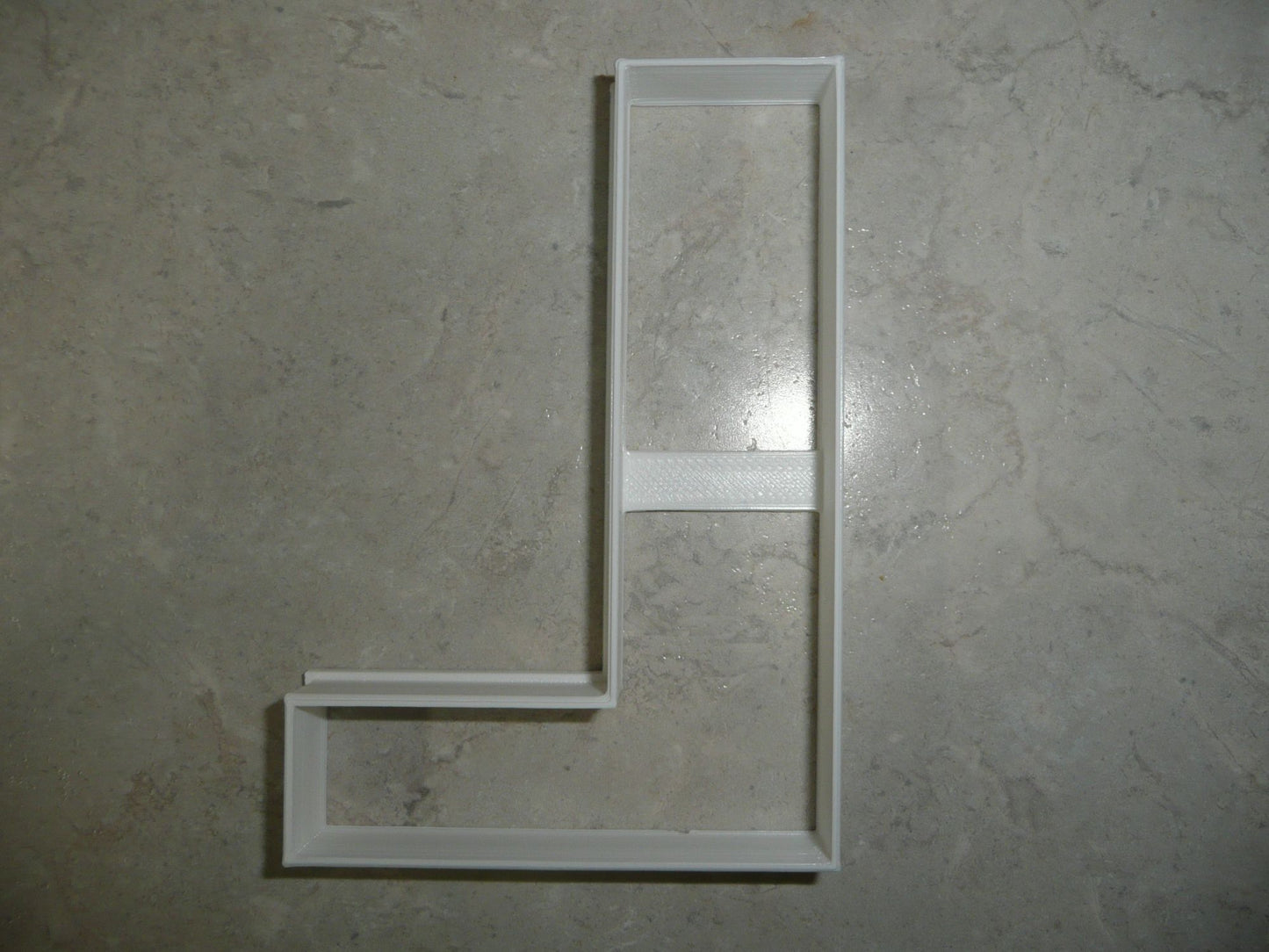 6x Letter L Capital Block Fondant Cutter Cupcake Topper 1.75 IN USA FD4225