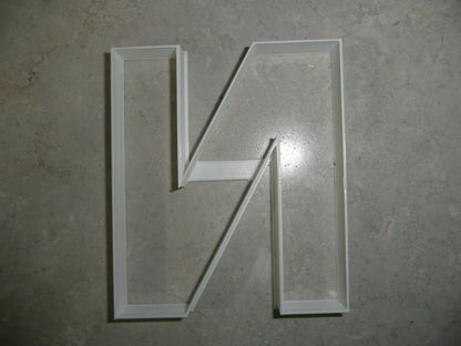 6x Letter N Capital Block Fondant Cutter Cupcake Topper 1.75 IN USA FD4227