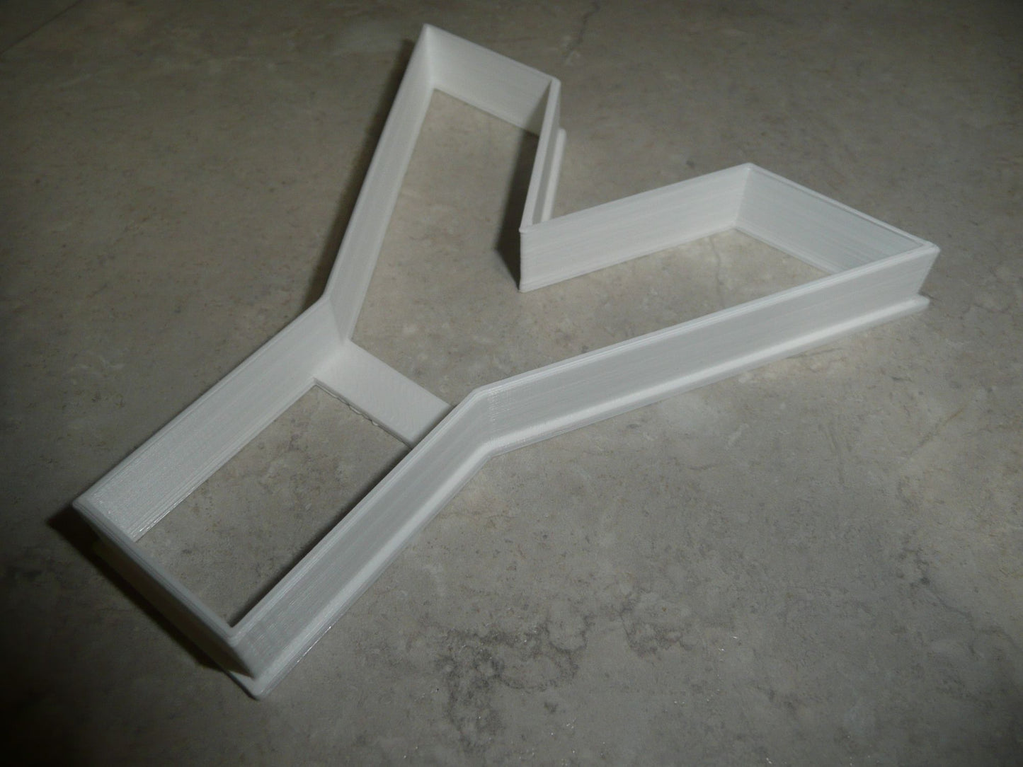 6x Letter Y Capital Block Fondant Cutter Cupcake Topper 1.75 IN USA FD4238