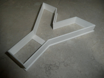 6x Letter Y Capital Block Fondant Cutter Cupcake Topper 1.75 IN USA FD4238