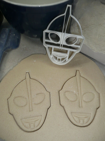 Ultraman Face Alien Earth Protector Cookie Cutter 3D Printed USA PR4245