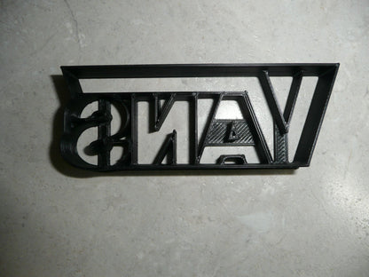 Vans Footwear Clothing Fashion Brand Cookie Cutter Made in USA PR4261