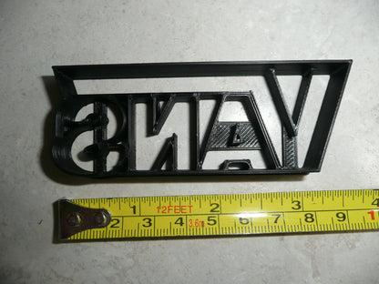 Vans Footwear Clothing Fashion Brand Cookie Cutter Made in USA PR4261