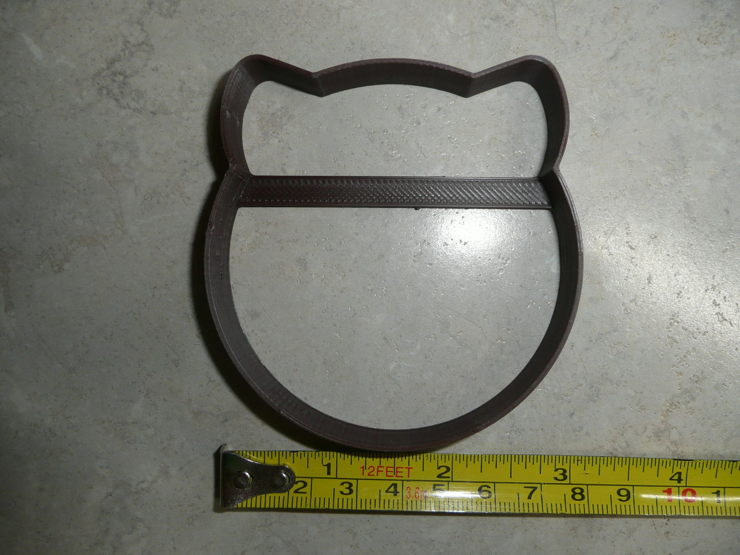 Cat Face Outline Chubby Kitty Feline Head Cookie Cutter USA PR4269