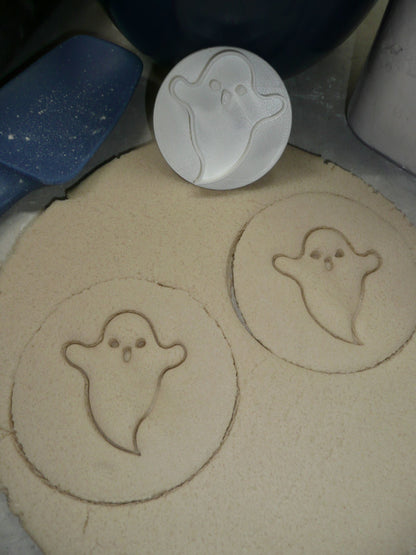 Ghost Cute Chubby Halloween Character Cookie Stamp Embosser USA PR4284