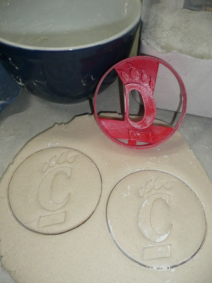 University of Cincinnati C Letter Ohio College Cookie Cutter USA PR4306