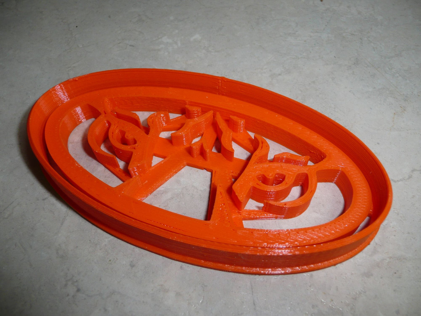 Tiger Face Oval Auburn University Alabama College Cookie Cutter USA PR4316