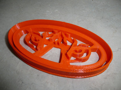 Tiger Face Oval Auburn University Alabama College Cookie Cutter USA PR4316